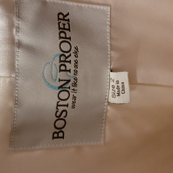 Jacket Only..Boston Proper Rhinestone and Fringe Jacket styled with turtlen NWOT - Picture 3 of 13